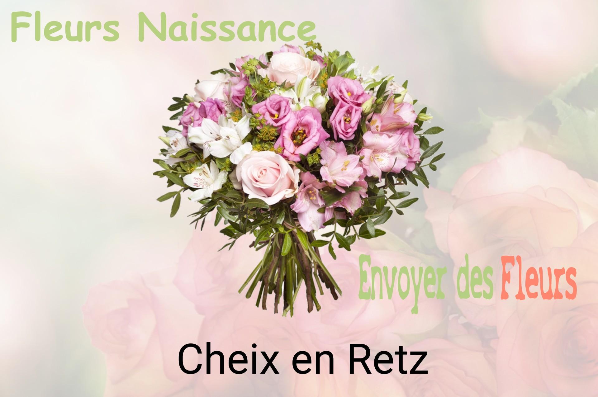 Bouquet de fleurs de naissance livré à Cheix-en-Retz