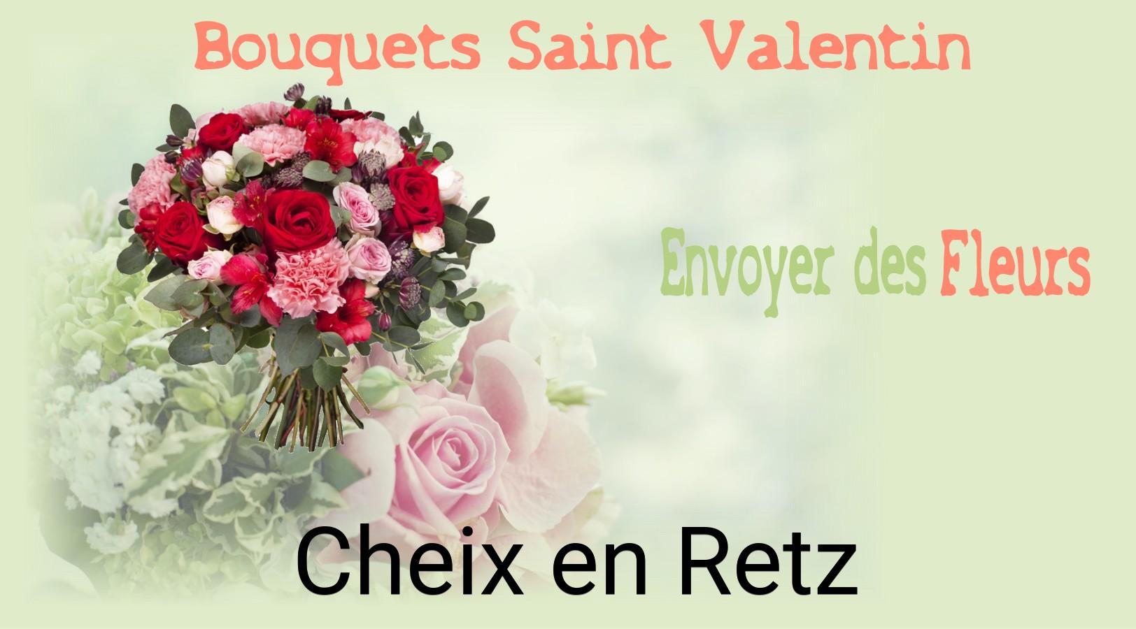 Roses de Saint-Valentin livrées à Cheix-en-Retz
